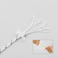 Miniatyrbillede 2 af 4: 4 stk fiskemagnetreb med karabinhage - flettet rebdiameter - multifunktionelt reb af høj trækstyrke i nylon, kraftigt holdbart