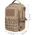 Miniatyrbild 5 av 5: Molle Multi-function Tactical Tool Bag - Military Edc Bag - Tactical Molle Pouch för camping, vandring, cykling
