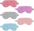 Presentförpackning Plysch Sovmask, Mjuk Fluffig Ögonmask Ögonbindel