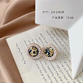 Miniatyrbillede 1 af 5: Ørering Pearl Geometry Stud piger&#39; Modesmykker Ac3576 A61