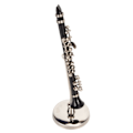 Miniatyrbillede 5 af 8: \"Mini Klarinet Model med Stativ og Etui - 3,15-tommer Skrivebordsdisplay Musikinstrument\"
