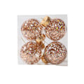 Miniatyrbild 1 av 5: 7 st julboll Transparent julgransprydnader champagne