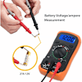 Miniatyrbild 5 av 5: Digital Multimeter Mini Manual Range Multimeter Batteritestare Mätare DMM-mätare för gör-det-själv AC DC Spänningstest DC Strömmotstånd Amperemeter Voltmeter Ohmm