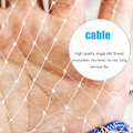 Miniatyrbild 2 av 5: Fisknät, monofilament handfisknät av nylon med handrep Fisknätsfälla, 2,4 m / 95 tum, 0,5 mesh