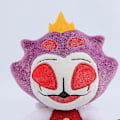 Pikkukuva 5 / 5: Helluva Boss 2 pehmolelua Blitzo Moxxie Millie Loona Monster Devil Dolls 30cm Purple four eyed devil