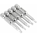 Pikkukuva 3 / 5: Pieces S2 Teräksinen kolmiokantainen magneettinen set 1,8 mm, 2 mm, 2,3 mm, 2,7 mm, 3 mm kuusiovarsi, pituus 50 mm