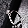 Miniatyrbilde 3 av 3: Ring Seks-klo Elegant Legering Cubic Zirconia Ring For Party Silver US 7