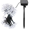 Pikkukuva 2 / 5: Peach Blossom lämmin valo 7m 50 Tavalliset aurinkolamput 8 toimintoa Solar String Lights Puutarhansisustus, sisä- ja ulkokäyttöön