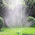 Miniatyrbillede 4 af 5: Automatisk roterende havesprinkler til græsplæne, vandingsværktøj, grøn