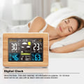 Miniatyrbild 3 av 5: Wood Grain Color Pekskärm väderklocksensor