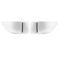 Subaru Impreza STI WRX 04 05 Front Tåkelys Bezel Lampe Deksel Hvit Par