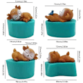 Miniatyrbillede 3 af 5: Resin Form 3D Dyr Stereoskopisk Hjorte Harpiks Silikone Form Sika Deer Silikone Lyseform 3D Form til DIY Craft Cake De