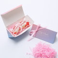 Miniatyrbillede 3 af 5: Strimlet silkepapir, Raffia Hamper Strimle gavefyld Pink 500g