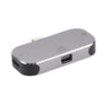 Miniatyrbillede 7 af 8: USB C Hub 3 i 1 Type C Han til Mini DP 2 Type C Hun Dockingstation Kompatibel med Windows Android OS X