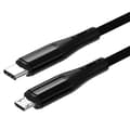Miniatyrbild 5 av 5: Snabbladdande TypeC till Micro-USB-kabel Högströms snabbladdningsdatakabel 2m