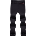 Miniatyrbillede 2 af 5: Mænd/Sort Tykke 6XL Fleecejakker Mænd Vandtætte Soft Shell Skibukser Plus Fleecebukser