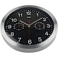 Miniatyrbillede 2 af 5: 10 tommer plast termohygrometer vægur (sort)