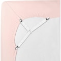 Miniatyrbillede 2 af 5: Sengelagsbåre fast 8 stykker, elastisk madrasbåre Fitted sheet Sengelinned justerbar, trekantet griberholdere til justerbare lagner F