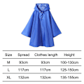 Miniatyrbild 5 av 5: Kids Rain Poncho Huvjacka Rain Blue blue XL