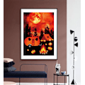 Pikkukuva 3 / 5: 5d diamond painting uusi halloween yhdistelmä täysi timantti tee itse timantti tarra olohuoneen koristelu roikkuu kuva (5d diamond painting 30*40 hallo