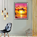 Pikkukuva 3 / 5: Tee tee-se-itse 5D- diamond painting , tee-se-itse 5D-timantti-tee-se-itse 5D- diamond painting kodin seinäsisustusmaalaukset timanttikoristeluja (50×40 cm),