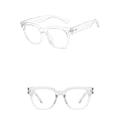 Pikkukuva 4 / 5: Rough Frame lasit Vintage Myopic Glasses Frame Anti Blue Light lasit (vaaleanharmaa)