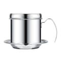 Miniatyrbilde 1 av 8: Vietnamesisk Kaffedryppfilter Rustfritt Stål Kopp Infuser Maker