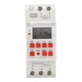 Digital Timer Switch 1 Sekunds Timing 168 Timmar 20 På Av LCD-Display Programmerbar AC 220 240V