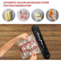 Miniatyrbilde 4 av 4: Automatisk vakuumforsegler med 10 vakuumlommer, minivakuumforsegler for matkonservering, holder maten tørr og fuktig, liten