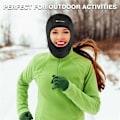 Miniatyrbilde 3 av 5: Fleece Varm Høst Og Vinter Ridehjelm Innerøre Cold Wind Hat Passer Alle