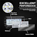 Miniatyrbillede 3 af 5: LED arbejdslys, 7" 96W LED arbejdslys til bil, LED fjernlys LED, Motorcykel LED Forlygte, LED Forlygte, LED Bar, 6000K fo