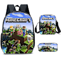 Pikkukuva 1 / 4: Minecraft-peli Kolmiosainen reppu-G01 G01