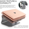 Pikkukuva 5 / 5: Alumiininen kannettavan tietokoneen teline Apple MacBook Air Pro 11-16" kannettavalle tietokoneelle (harmaa)
