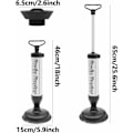 Miniatyrbillede 3 af 5: Kraftig stempel Stempel Vask Stempel Sugekop Vask Toilet Sugekop Praktisk til at fjerne rørblokering i hjemmet