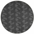 Pikkukuva 4 / 5: Nykyaikainen matto 120 x 120 cm Liukumaton nukkakorkeus 6 mm Sininen