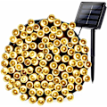 Miniatyrbild 1 av 5: Utomhus LED Solar String Lights, Star String Lights (varmvitt, 22 meter, 200 lampor, 8 funktioner),
