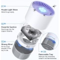 Miniatyrbilde 4 av 5: Mosquito Killer Lamp, Mosquito Killer Light Innendørs Elektrisk Flue Killer, Uv Mosquito Zapper Usb Portable Physical Flue Killer For soveromscamping og Ou