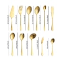 Miniatyrbild 2 av 5: Bestickset Serveringsbit SET -Guld gold
