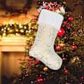 Miniatyrbild 3 av 5: Julstrumpa set av 2 stor 22 tums julsocksäck