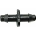 Miniatyrbillede 3 af 5: 100 stk. 4/7 modhageforbindelser Vandingsfittingssæt Lige modhagerfittings til drypvandingsslangesystem (sort)