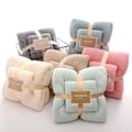 Pikkukuva 2 / 5: Coral Velvet nopeasti kuivuva imukykyinen set (suurtiheyksinen ananasristikko-kahviväri)