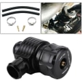 Miniatyrbilde 4 av 5: Turbo Dump Valve Kit 25Mm / 1in Dump Valve Aluminium BOV Universal biltilbehør for Turbo kjøretøy med adaptere 25mm /