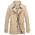 Miniatyrbilde 1 av 5: Vindjakke i bomull for menn Light Khaki XL