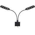 Miniatyrbillede 4 af 5: akvarie clip lys, vandtæt led lys stand lys, 220v, lys til akvarium, kæledyr