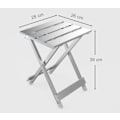 Miniatyrbillede 2 af 5: Aluminiumslegering foldeskammel udendørs fritid skammel sammenfoldelig husholdning børns fiskeskammel