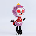 Pikkukuva 3 / 5: Helluva Boss 2 pehmolelua Blitzo Moxxie Millie Loona Monster Devil Dolls 30cm Purple four eyed devil
