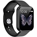 Miniatyrbillede 1 af 4: Sort Bluetooth Call Bluetooth Call Smart Watch HD Puls Blodtryk Trænings Skridttæller