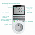 Miniatyrbillede 3 af 5: Europæisk standard storskærmstimer digital programmerbar udgang, ugentlig digital timer med LCD-display,