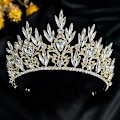 Miniatyrbilde 1 av 4: Rhinestone Innlagt kronelegering mykt hårløkker Bangsholder Hårtilbehør For kvinner Jente Daglig Silver