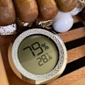 Miniatyrbillede 4 af 5: Mini digital LCD display temperatursensor sort